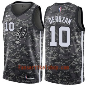San Antonio Spurs Trikot DeMar DeRozan 10 Nike City Edition Schwarz Swingman - Herren
